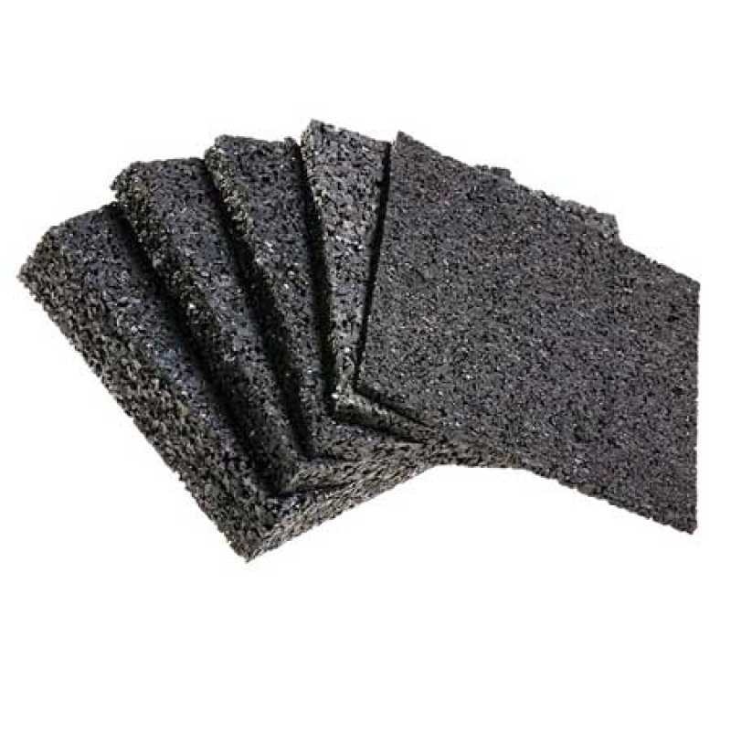 50 Stück 6mm Terrassenpad - 90 x 90 mm Terrassenpads, Gummigranulat-Pads, Terrassenbau